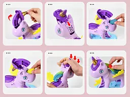 Набір для Ліпки Тісто My Little Horse 6 кольорів з Аксесуарами - мініатюра 7