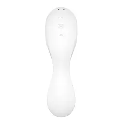Стимулятор Satisfyer Curvy Trinity 5 Вакуумний з вібрацією, 16.5х4.6 см білий - мініатюра 6