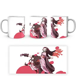Кухоль GeekLand Kimetsu no Yaiba Клинок, який знищує демонів Незуко KY 002.19 330 мл білий - мініатюра 4