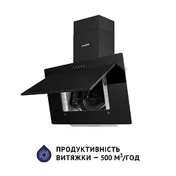 Витяжка декоративна похила Minola HDN 6124 BL LED - мініатюра 7