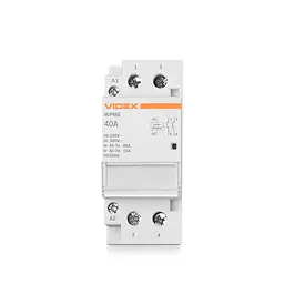 Модульний контактор 2п 40А 2НВ VF-RS-MC2O-40 VIDEX RESIST VIDEX (27910-000) - мініатюра 2