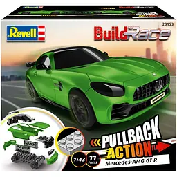Збірна модель Revell Mercedes-AMG GT R Green Car рівень 1 масштаб 1:43, 10 деталей (RVL-23153) - мініатюра 6