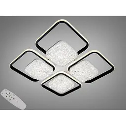 Люстра стельова Diasha LED біла чорна 130W димер