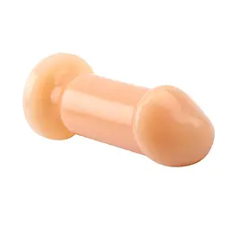 Анальна пробка Prof.Jason C Small Slim Dildo 9 см (тілесний) - мініатюра 4