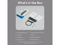 Кишеня зовнішня Vention KPKH0 NVMe PCIe M.2 to USB 3.2 Space Gray - мініатюра 2