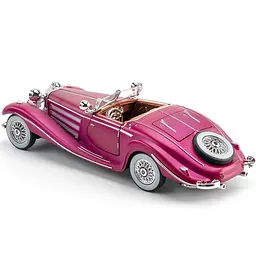 Колекційна металева модель автомобіля АвтоЕксперт Mercedes-Benz 500K Special Roadster 1936 з інерцією, світлом та звуком 1:24 - мініатюра 2