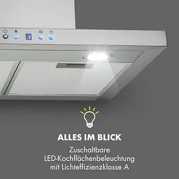 Витяжка Klarstein Limelight 600 м³/год (10034976) - мініатюра 6