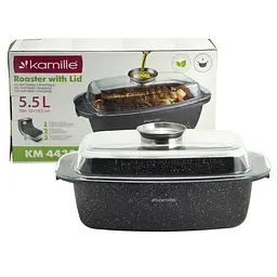 Гусятниця Kamille з кришкою 32х10.5 см (KM-4433) - мініатюра 7