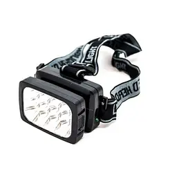 Акумуляторний ліхтарик 12 LED світлодіодів ліхтар на лоб Yajia YJ-1837 - мініатюра 7