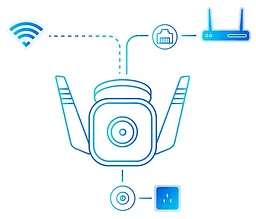 IP-Камера TP-Link Tapo C310 3MP N300 1xFE microSD зовнішня - мініатюра 4