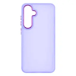 Противоударный чехол для Samsung Galaxy S24 FE 5G (SM-S721), Frame, фиолетовый, панель-накладка, термополиуретан TPU + поликарбонат PC, защита всего корпуса, защита кнопок и камеры, устойчив к деформациям, ArmorStandart (ARM76914)