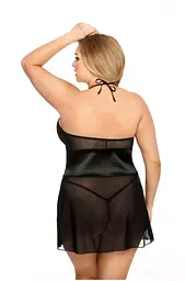 Сексуальний комплект Anais Stefi 3XL/4XL чорний - мініатюра 2