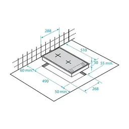 Варочна поверхня Beko HDCG 32220 FX (HDCG32220FX) - мініатюра 6