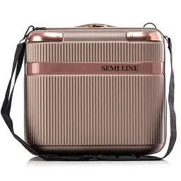 Бьюті-кейс Semi Line 16L Champagne (T5668-1), Шампань - мініатюра 3