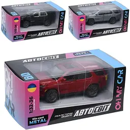 Джип AS-3224 АвтоСвіт, 1:32-36, метал, інерція, 12см, відчиняються двері/багажник/люк, гумові колеса