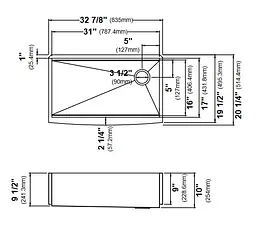 Кухонна мийка Kraus Kore KWF210-33/PGM, Графит - мініатюра 3