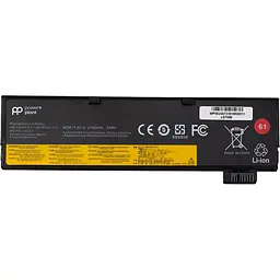 Акумулятор для ноутбуків PowerPlant LENOVO ThinkPad A485, T480 (SB10K97577) 11.4V 2100 mAh