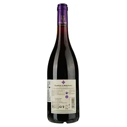 Вино Baron d'Arignac Merlot, 12%, 0,75 л - мініатюра 2