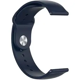 Ремінець DK CDK для Xiaomi Watch S2 42mm 22mm Silicone Sport Band (011909) (dark blue) - мініатюра 2