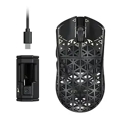 Мишка ATTACK SHARK R1 Wireless Gaming Mouse (R1-3311B) чорна - мініатюра 2