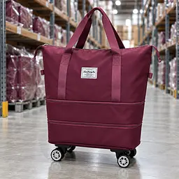Сумка дорожня на колесах "TravelFlex" - містка складна сумка-трансформер для подорожей - мініатюра 2