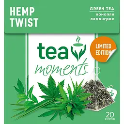 Чай Tea Moments Hemp Twist 36 г (20 пир. х 1.8 г) - мініатюра 2