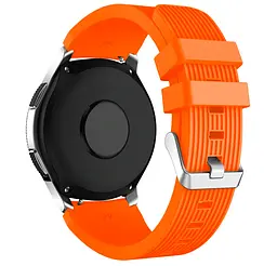 Силіконовий ремінець Watchbands Galaxy для Samsung Gear S3 Samsung Galaxy Watch 46mm - помаранчевий (WB001GALAXYORANGE) - мініатюра 2
