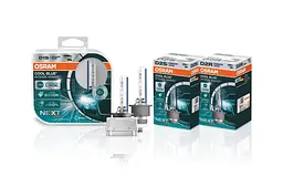 Комплект ксенонових ламп Osram D1S 35W PK32d-2 Cool Blue Intense Next Gen +150% 2 шт. (66140CBN-HCB) - мініатюра 3