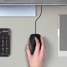 Мишка Logitech B100 Black (910-003357) - мініатюра 2