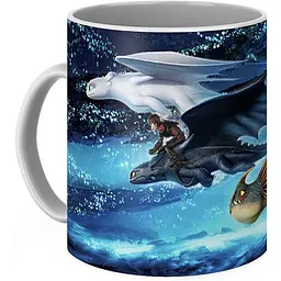 Кухоль GeekLand Як приручити дракона How to train your dragon HD.02.03 330 мл білий - мініатюра 3