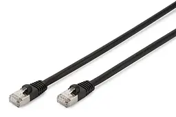 Патч-корд CAT 6 S-FTP 10м AWG 27/7 LSZH зовнішній чорний Digitus teh0018359