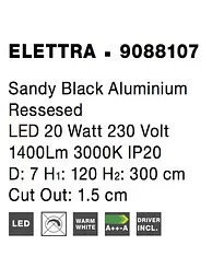 Підвіс Nova Luce Elettra 9088107 - мініатюра 9