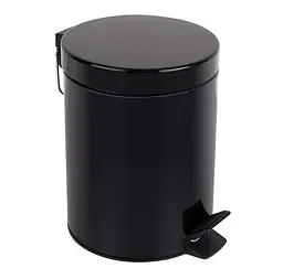 Відро кругле ZERIX STRONG MB0103 Black 3 літри ZX4623 - мініатюра 1