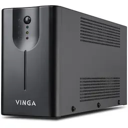 Пристрій безперебійного живлення Vinga LED 600VA metal case (VPE-600M) - мініатюра 1