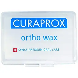 Ортодонтичний віск Curaprox смужки у пластиковому контейнері 7 шт. - мініатюра 2