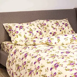 Комплект постільної білизни ТЕП Gorgeous Flowers півтораспальний бежевий - мініатюра 2
