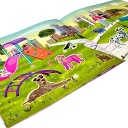 Дитяча книжечка з наклейками "Dogs and Cats" Апельсин РМ-87-02 - мініатюра 2