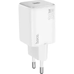 Мережевий зарядний пристрій Hoco N40 Mighty 20W USB-C White (616973) [142351]