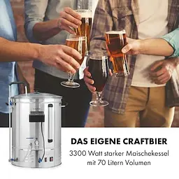 Пивоварня Klarstein Brauheld Pro 70 л (10035516) - мініатюра 4