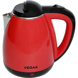 Чайник електричний Vegas VEK-6060R 1500Вт 1.7 л червоний (VEK-6060R) - мініатюра 2