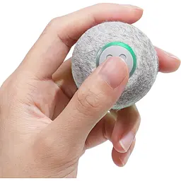 Розумний м'ячик для котів Cheerble Wickedball Mini Artificial Wool C0419 Grey [150921] - мініатюра 3