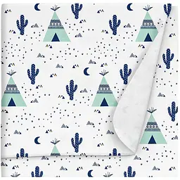 Пелюшки фланелеві Cosas Wigwam Cactus 80х80 см (FlannelDiapers_WigwamCactus_80x80)
