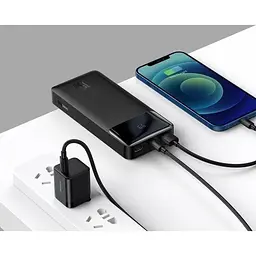 Портативна батарея Baseus Bipow Digital Display 20000 mAh 15W PPDML-J01 Black - мініатюра 4