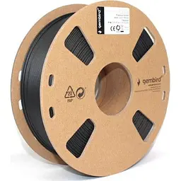 Пластик для 3D-принтера Gembird PLA+, 1.75 мм, 1 kg, Black (3DP-PLA+1.75-02-BK) - мініатюра 2