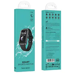 Смарт-годинник Hoco Y34 Smart sports watch (call version) Black - мініатюра 4