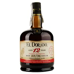 Ром El Dorado 12 Year Old, 40%, 0,7 л - мініатюра 2