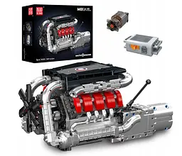 Конструктор двигун Mould King Mercedes-Benz V8 моторизований для дітей та дорослих дитячий мотор 1169 деталей