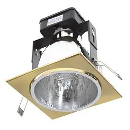 Світильник стельовий Brille Downlight VDL-40K SB SQR врізний (166285)