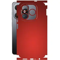 Защитная пленка StatusSKIN для Tecno Spark 20 Pro Корпус Винил красная матовая