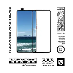 Захисне скло для Xiaomi Poco F2 Pro, Icon, 2.5D загартоване скло, повне проклеювання, глянсове, удароміцне, з олеофобним покриттям, сумісне з чохлами, міцність 9H, проста установка, ArmorStandart (ARM56245-GIC-BK) - мініатюра 2